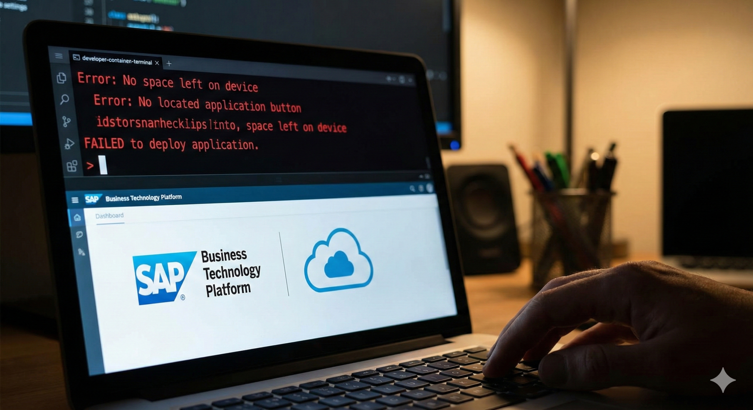 Critical SAP BTP Cloud Foundry Deployment Failure: How to Fix the “No Space Left on Device” Error Fast