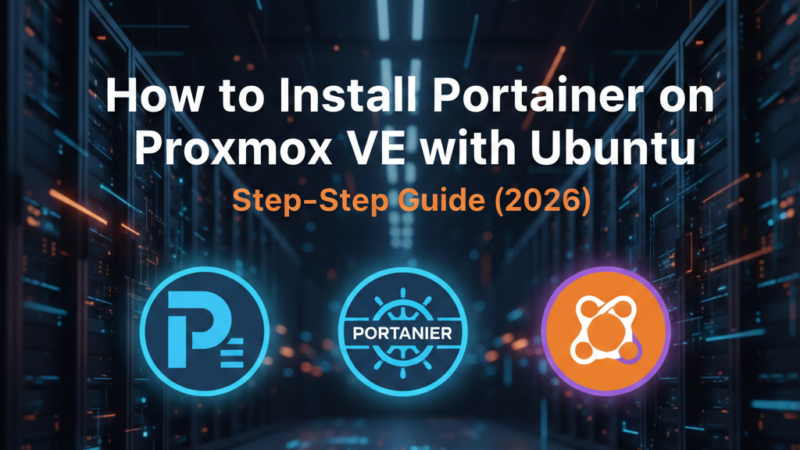 How to Install Portainer on Proxmox VE with Ubuntu – Step-by-Step Guide (2026)