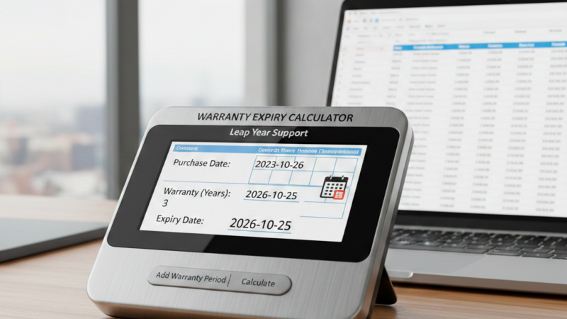 Warranty Expiry Calculator with Leap Year Support